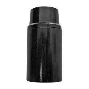 PORTALAMPADA E14 LISCIO NERO                                