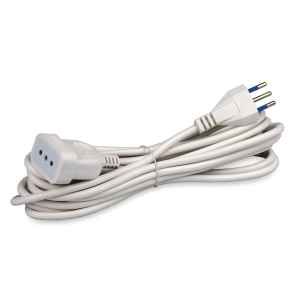 CAVO LIS.3X0.75 Mt 5 SP+Pr.SI. 10A BIANCO