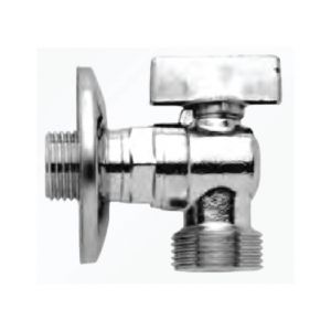 RUBINETTO LAVATRICE A SFERA LUXOR - 1/2X3/4 C/ROSETTA