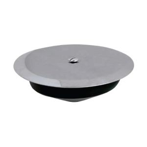 TAPPO CHIUSO CON PIATTELLO INOX - DIAM. 100