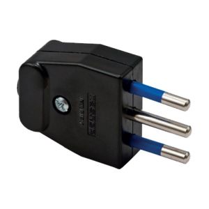 SPINA 2POLI+T 10A NERA                                      