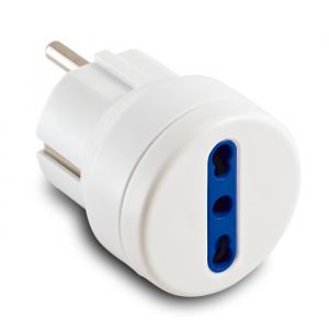 ADATT.SP.SCHUKO-BIVALENTE 16A+T BIANCO                      
