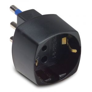 ADATT.SCHUKO 16A+T NERO C.SICUREZZA                         