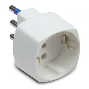 SAC.ADATT.SCHUKO 16A+T BIANCO C.SICUREZZA                   