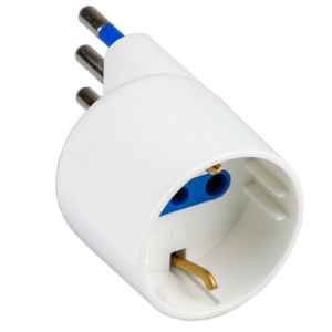 SAC ADATTAT.S17/SCHUKO 16A 2P+T bianco