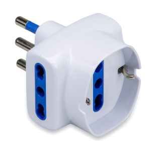 ADATTATORE TRIPLO-SCHUKO 16A 2P+TERRA