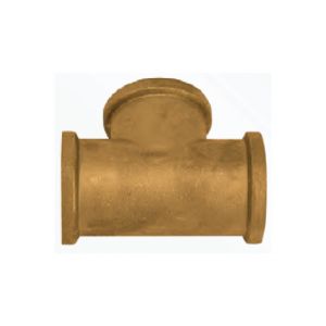 RACCORDO A TEE OTTONE GIALLO - 1" X 1" X 1"