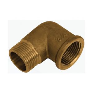 GOMITO MASCHIO/FEMMINA OTTONE GIALLO - 3/4 X 3/4