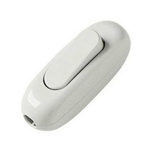 Interruttore passafilo terminale BIANCO                     