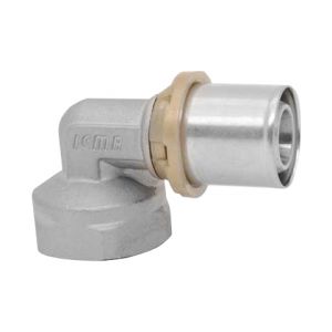 RACCORDO CURVO FEMMINA A PRESSARE - 20 x 1/2