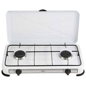 FORNELLO A GAS 2 FUOCHI - BIANCO