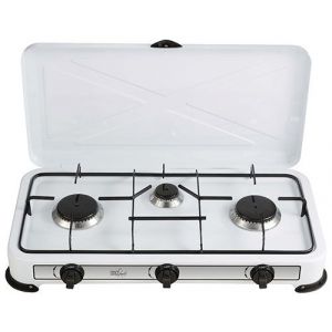 FORNELLO A GAS 3 FUOCHI - BIANCO