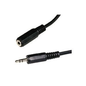 CAVO AUDIO STEREO SPINA JACK 3,5MM A PRESA JACK 3,5 DA 5 MT