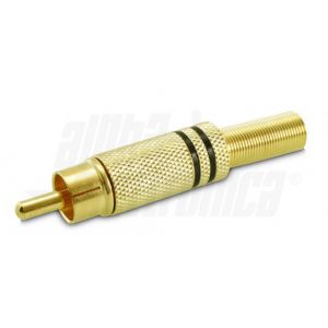 SPINA RCA POLARIZ/NERA ORO G/CAVO
