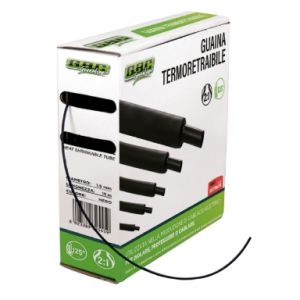 GUAINA TERMORETRAIBILE NERO 3.5MM 15MT