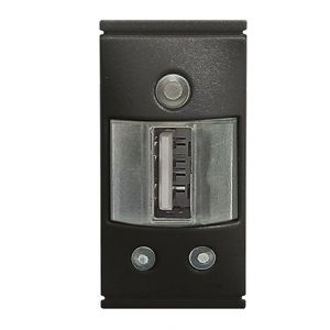 ALIMENTATORE CARICABATTERIE USB 2.1A 1 MODULO