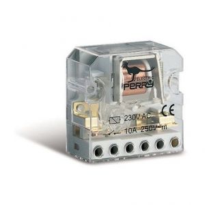 RELE' IMPLUSI INCASSO 230VAC 2 CONTATTI 4 SEQUENZE          