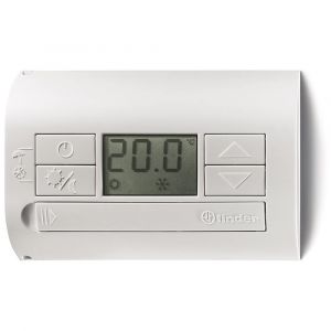 TERMOSTATO DIGIT. BIANCO PARETE  1CO 5A BATT