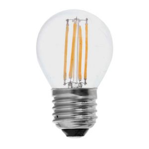 LAMPADINA LED E27 6W G45 - FILAMENTO - 3000K