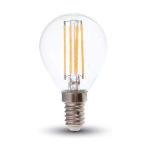 LAMPADINA LED E14 6W P45 - FILAMENTO - 4000K