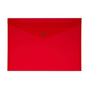 BUSTA TRASPARENTE CON BOTTONE ROSSA A4 CF6