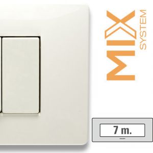 MIX PLACCA 7 POSTI BIANCO ASPEN