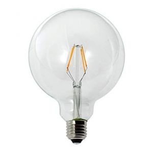 LAMPADINA LED FILAMENT GLOBO G125 E27 8W LUCE CALDA 3000°K