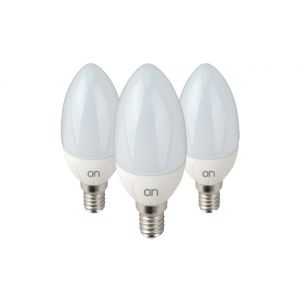 KIT 3 LAMPADINE LED OLIVA E14 4,9W 4000°K