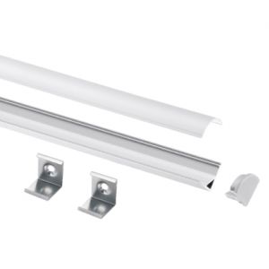 PROFILO ALLUMINIO ANGOLARE 2MT + DIFF. OPA.BOMB.