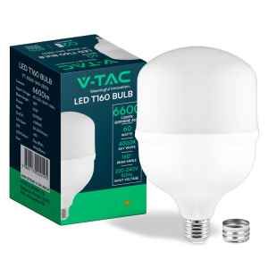 LAMPADINA LED E27 60W T160 4000K CON ADATTAT. E40