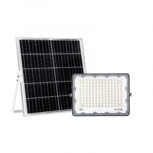 FARO LED 100W C.A 4000K CON PANNELLO SOLARE