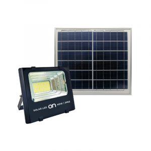 FARO LED 40W 4000K CON PANNELLO SOLARE