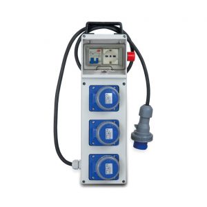 QUADRO PORT. 3W - 3PR. 2P+T 16A 230V PR.40 IP67+MAGN.+EMERG.