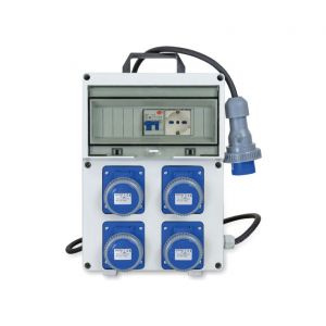 QUADRO PORT. 4PR.2P+T 16A 230V PR.P40 IP67 + MAGNETOTER.