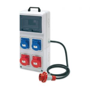 Quadro ASC 2 Pr. 3P+T 16A 380V+2 Pr. 2P+T 16A 230V