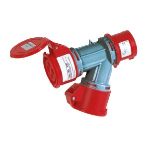 MOLTIPL.2 USCITE 3P+T 16A 380V 6H IP44