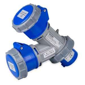 MOLTIPL.2 USCITE 2P+T 16A 230V IP67