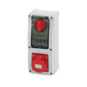 PRESA INTERBLOCCATA MAG.3P+N+T 16A 380V6H ROS.IP44          