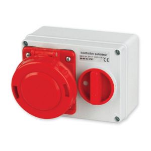 PRESA INTERBLOCCATA OR.3P+N+T 16A 380V6HROS.IP44            