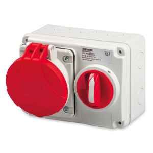 PR.INT.OR.3P+T 32A 380V 6h ROS.IP44 C/SC