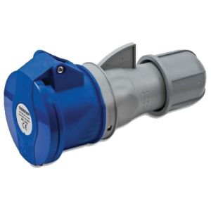 PRESA 2P+T 16A 230V 6H BLU IP44                             