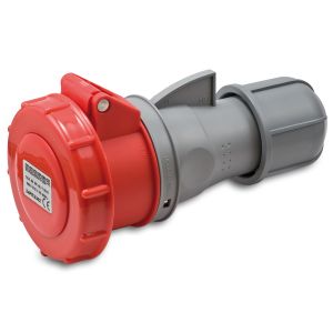 PRESA 3P+N+T 16A 380V 6H ROSSA IP67                         