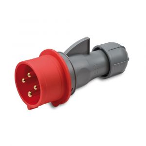 SPINA 3P+T 16A 380V 6H ROSSA IP44                           