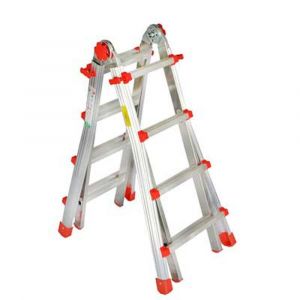 SCALA MULTIUSO 4+4 GRADINI - "SQUADRA PIU'"