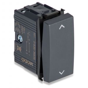 MODO DOPPIO PULSANTE 1PNO+1PNO 10A GRIGIO