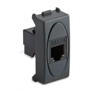 MODO PRESA RJ11 1PLUG 6-4 GRIGIO