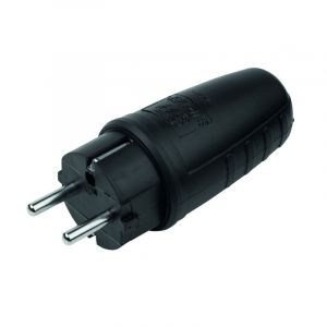 SPINA SCHUKO 16A IP44 SERIEPRO NERO                         
