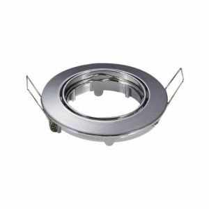 PORTAFARETTO IN METALLO GU10 E GU5.3 ARGENTO                