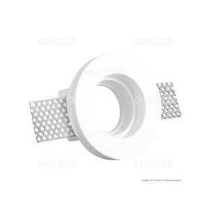 PORTAFARETTO TONDO IN GESSO GU10 E GU5.3                    