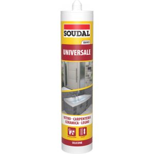 SILICONE UNIV. ACET. TRASPARENTE - 280ML - SOUDAL